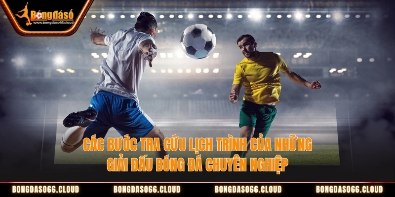 hướng dẫn xem lịch thi đấu bóng đá