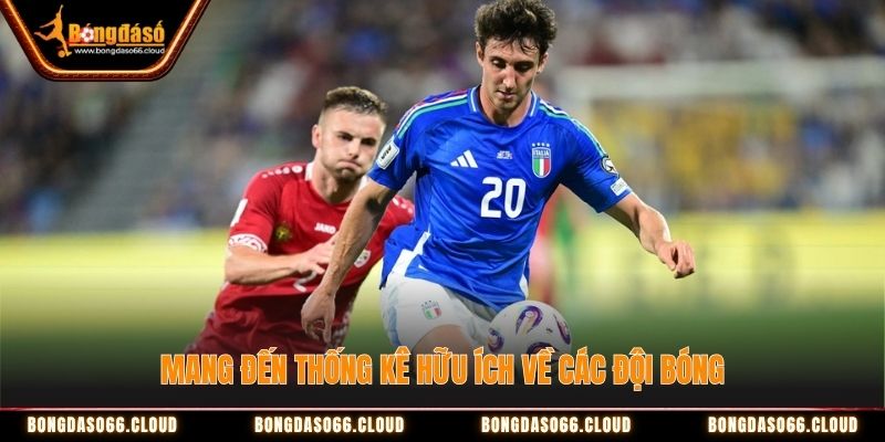 thống kê về các đội bóng Ý
