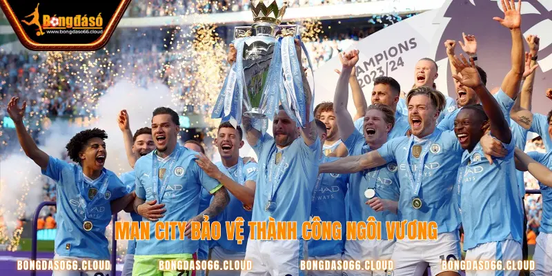 Man City đăng quang